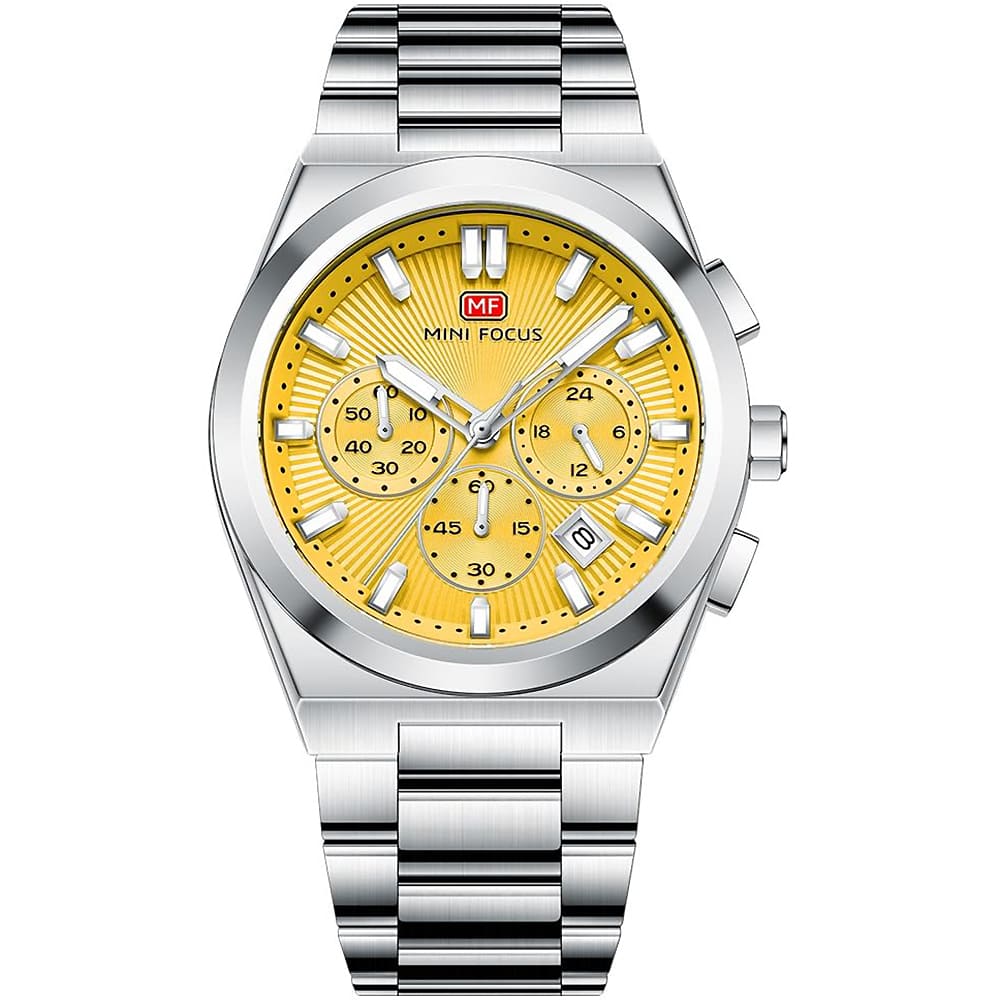 Mini Focus Men's Chrono Watch MF0614G-04 | Watches Prime Mini Focus Men's Chrono Watch MF0614G-04 | Watches Prime